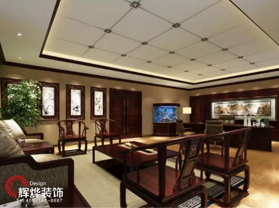 中式辦公室裝修的風(fēng)水布局