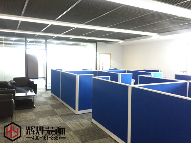 杭州士蘭微電子公司辦公室裝修項目已進尾聲啦！